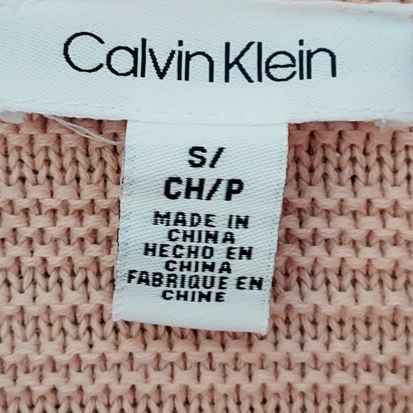 Calvin Klein Women's Cowl Neck Sweater Pink Size: Small NWOT - Picture 6 of 8